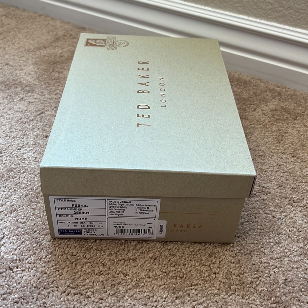 NWT Ted Baker snakeskin pattern tennis shoes - Picture 8 of 9